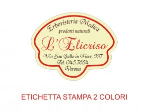 Etichette adesive per erboristerie, cosmetica, cosmesi (mm 35X31)  (cod.42M )